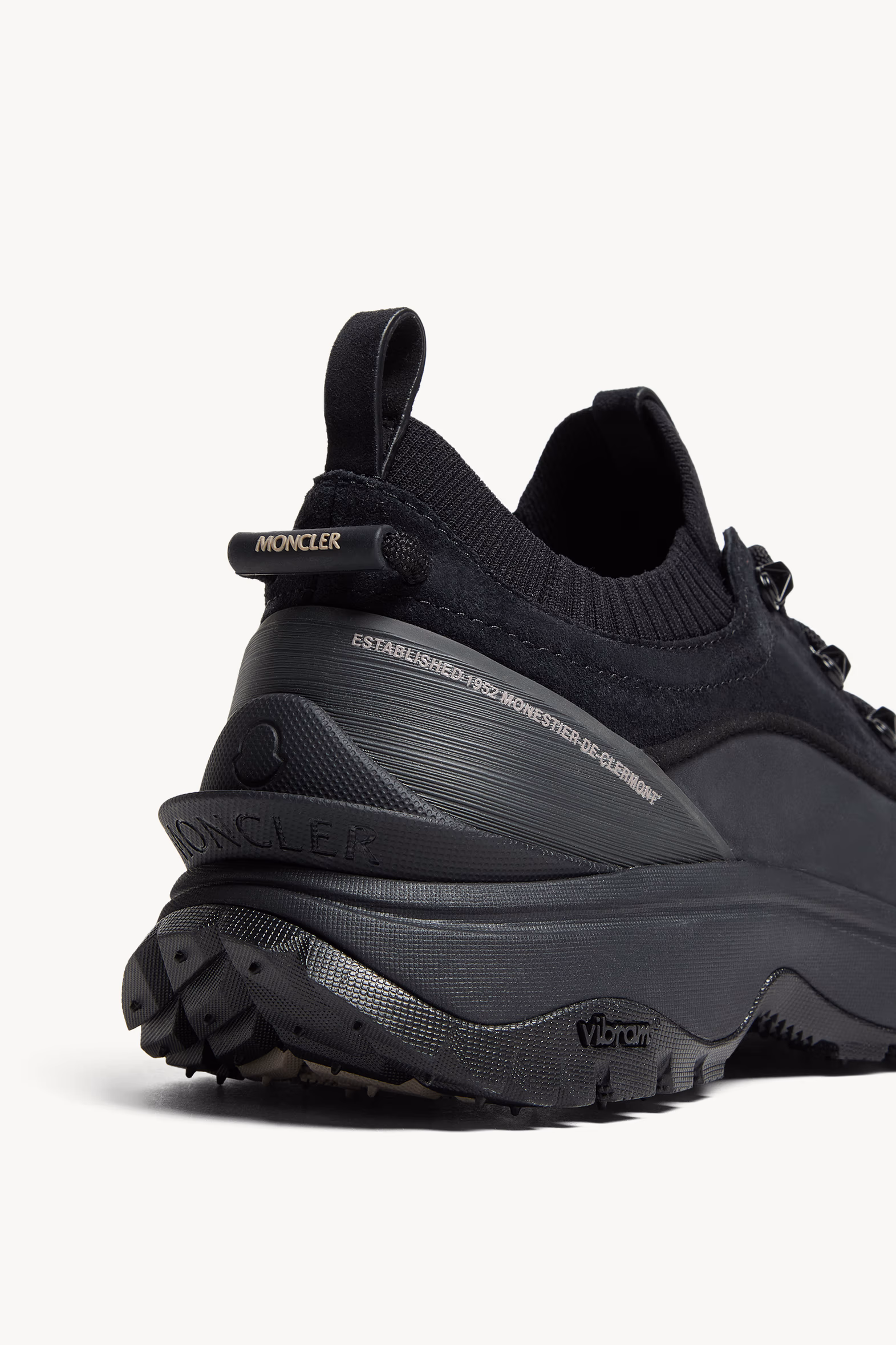 Trailgrip Lite3 Nubuck & Suede Sneakers Men Black Moncler 7